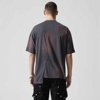 Custom Acid Washed T-shirts | 200G Pure Cotton Knitted Fabric | OEM T-Shirts Manufacturer