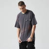 Custom Acid Washed T-shirts | 200G Pure Cotton Knitted Fabric | OEM T-Shirts Manufacturer