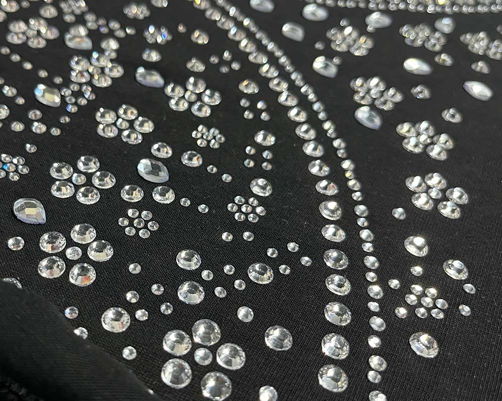 Custom Rhinestone Graphic for Streetwear