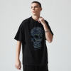 Custom Rhinestone Graphic T-shirts | Skull Print | 235GSM Sorona Fabric | OEM T-shirt Manufacturer