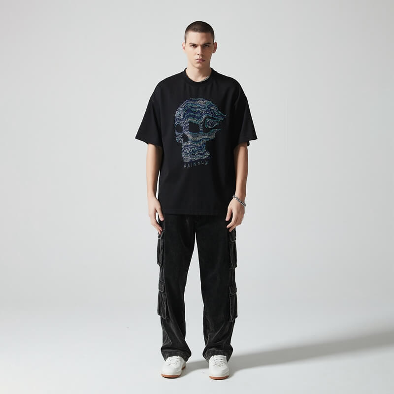 Custom Rhinestone Graphic T-shirts