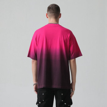 Custom Tie-Dye Oversized T-Shirt | Letter Print | 230G Pure Cotton Fabric | Custom OEM T-Shirts