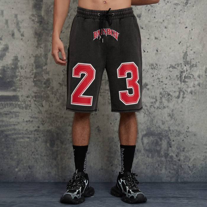 Custom Vintage Washed Oversized Sweat shorts | 360GSM Cotton Fabric | Custom Athletic Shorts