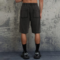 Custom Vintage Washed Oversized Sweat shorts | 360GSM Cotton Fabric | Custom Athletic Shorts