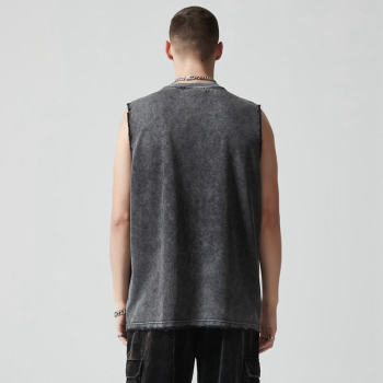 Custom Vintage Graphic Tank Tops | Letter Print | 235GSM Cotton Cool Fabric | Support OEM/ODM