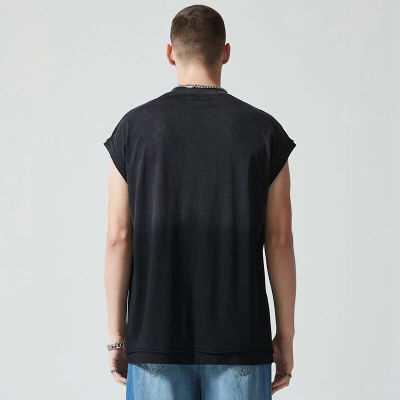 Custom Vintage Oversized Tank Tops | Blank Tank Tops | 260GSM 100% Cotton Fabric | Support OEM/ODM