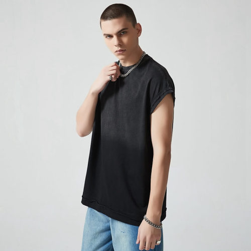 Custom Vintage Oversized Tank Tops | Blank Tank Tops | 260GSM 100% Cotton Fabric | Support OEM/ODM