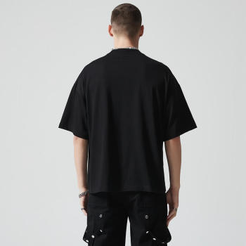 Custom Oversized Graphic T-shirts | Letter Print | 260GSM Heavyweight Cotton Fabric | OEM & ODM