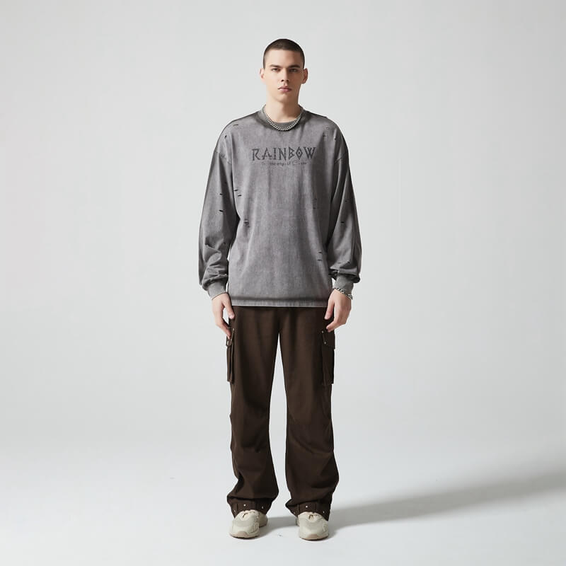 Custom Long Sleeve Vintage Graphic T-shirts