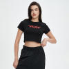 Custom Graphic Cropped T-Shirts | Totem-Style Print | 220GSM Cotton Knit Fabric | Support OEM & ODM