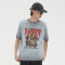 Custom Vintage Graphic T-shirts | Cowboy Skull Smoking Print | 230GSM Cotton Knit Fabric | OEM & ODM