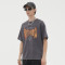 Custom Vintage Graphic T-shirts | Flaming Letter Print | 260GSM Suede Fabric | OEM & ODM