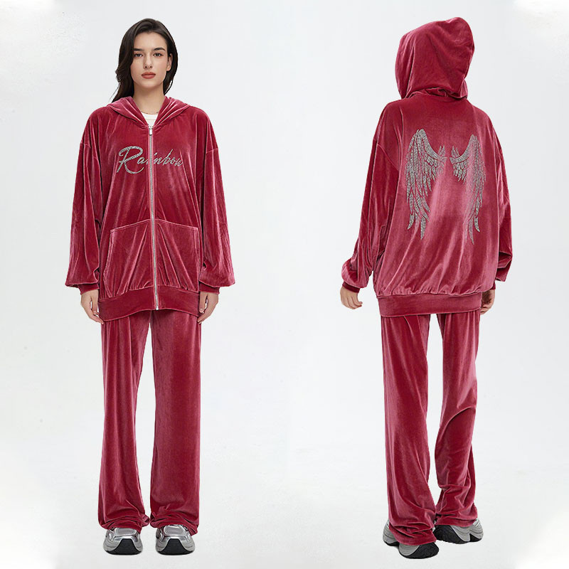 Rhinestone Hoodies & Sweatpants