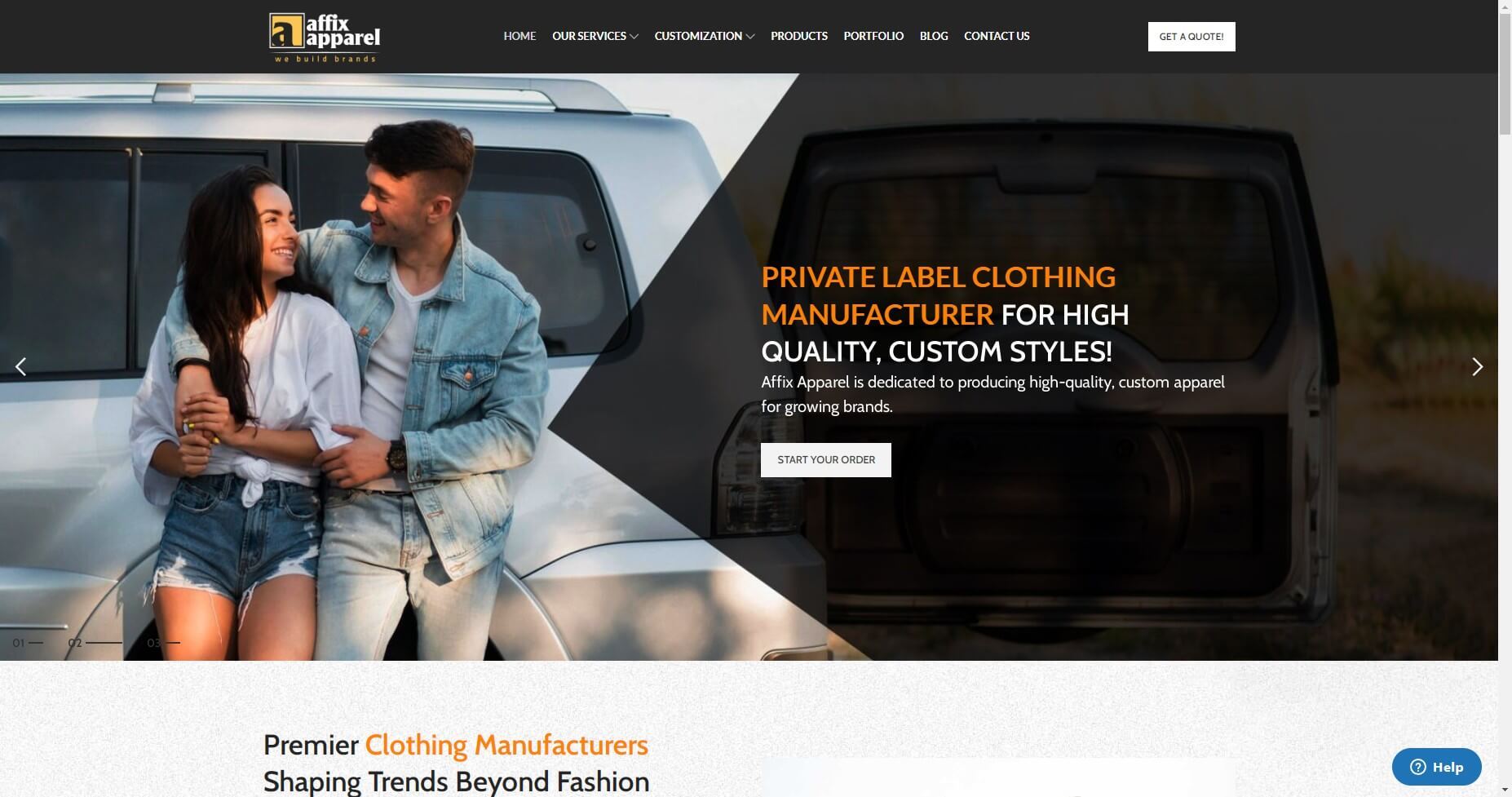 Affix Apparel Clothing Manufacturer