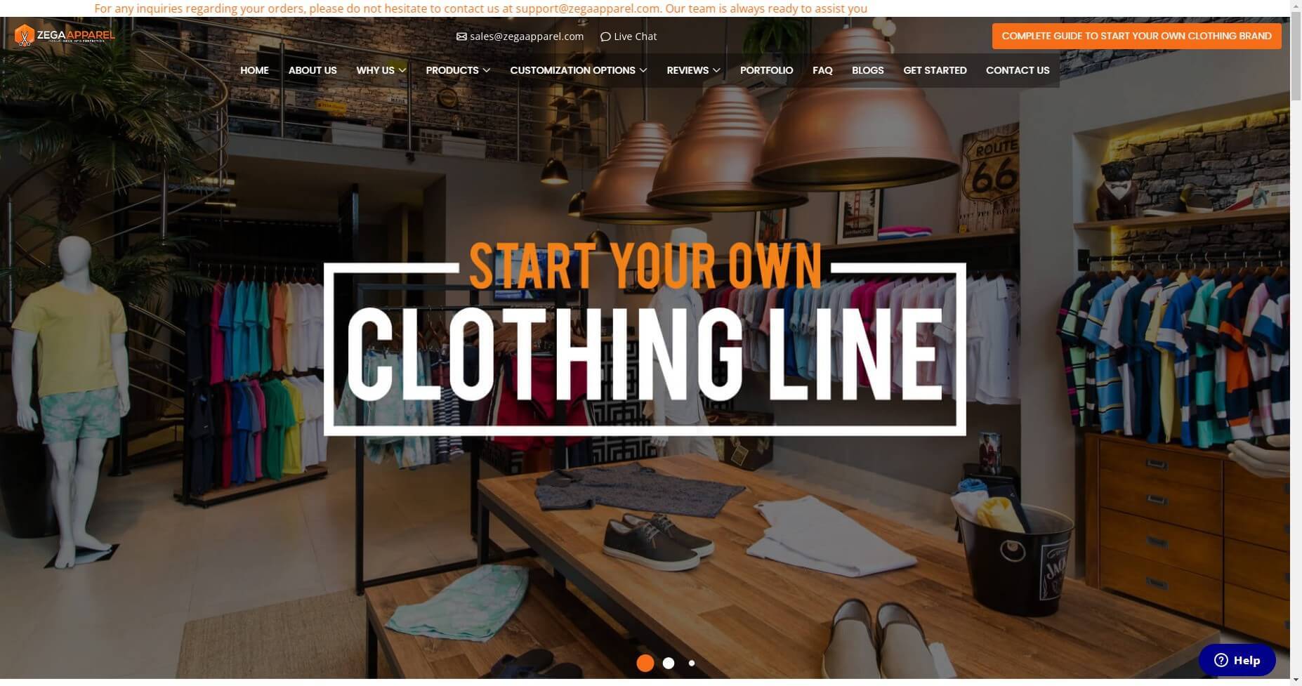 ZEGA APPAREL Clothing Manufacturer