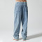 Custom Vintage Denim Trousers | Stripe & Pattern Printing | 100% Cotton Denim Fabrics | OEM Service