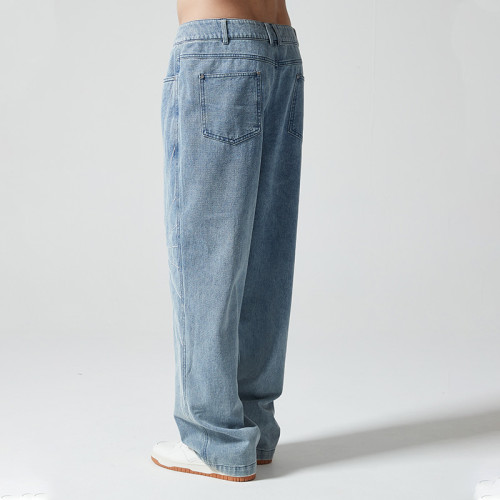 Custom Vintage Denim Trousers | Stripe & Pattern Printing | 100% Cotton Denim Fabrics | OEM Service