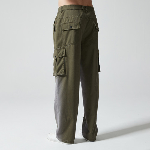 Original Custom Vintage Cargo Pants | Letter Print | 100% Cotton Woven Fabric | OEM/ODM Service