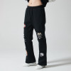 Custom Vintage Micro Flare Pants | Pattern Print | Knitted Blended Fabric | OEM/ODM Service