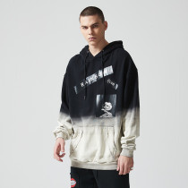 Custom Oversized Letter Print Hoodie | Letter & Skeleton Print | 360G Cotton Fabric | OEM/ODM