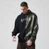 Custom Oversized Patchwork Graphic Hoodie | Letter Printing | Patchwork Fabric | OEM & ODM