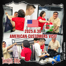 Long-term US Partner Visits Touches Dark to Discuss Autumn/Winter New Product Development
