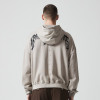Custom Vintage Oversized Full Zip Hoodie | Gothic Letter Print | 380G Blended Fabrics | OEM/ODM