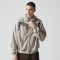 Custom Vintage Oversized Full Zip Hoodie | Gothic Letter Print | 380G Blended Fabrics | OEM/ODM