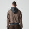 Custom Oversized Cropped Zip Up Hoodie | Fake Two-Piece Design | 420G Blended Fabrics | OEM/ODM