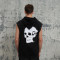 Custom Oversized Embroidery Sleeveless Hoodie | Skull Printed | 250G Cotton Fabrics | OEM/ODM