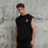 Custom Oversized Embroidery Sleeveless Hoodie | Skull Printed | 250G Cotton Fabrics | OEM/ODM