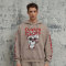 Custom Retro Street Skull Print Long Sleeve Hoodie | Skull Printed | 380G Cotton Fabrics | OEM/ODM