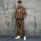 Custom Camouflage Cropped Hoodies & Sweatpants | Letter Print  | 100% Cotton Fabric | OEM & ODM