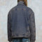 Custom Vintage Washed Cotton-Padded Jacket | Washed-out Effect | Blended Denim Fabric | OEM/ODM