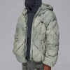 Custom Vintage Thick Puffer Jacket | Pleated Diamond Pattern | Dyed Woven Fabric | OEM/ODM