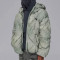 Custom Vintage Thick Puffer Jacket | Pleated Diamond Pattern | Dyed Woven Fabric | OEM/ODM