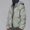 Custom Vintage Thick Puffer Jacket | Pleated Diamond Pattern | Dyed Woven Fabric | OEM/ODM