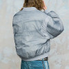 Custom Vintage Bomber Puffer Jacket | Portrait Print | Camouflage Woven Fabric | OEM/ODM
