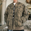 Custom Vintage Bomber Cotton Jacket | Camouflage Print | Camouflage Woven Fabric | OEM/ODM