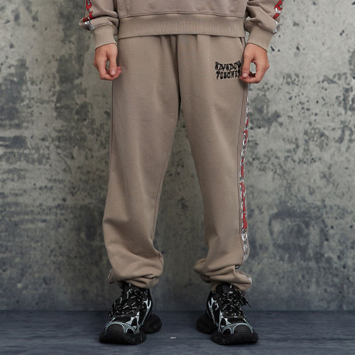 Custom Vintage Sporty Pants | Washed & Embroidery | 100% Cotton Knitted Fabric | OEM/ODM Service