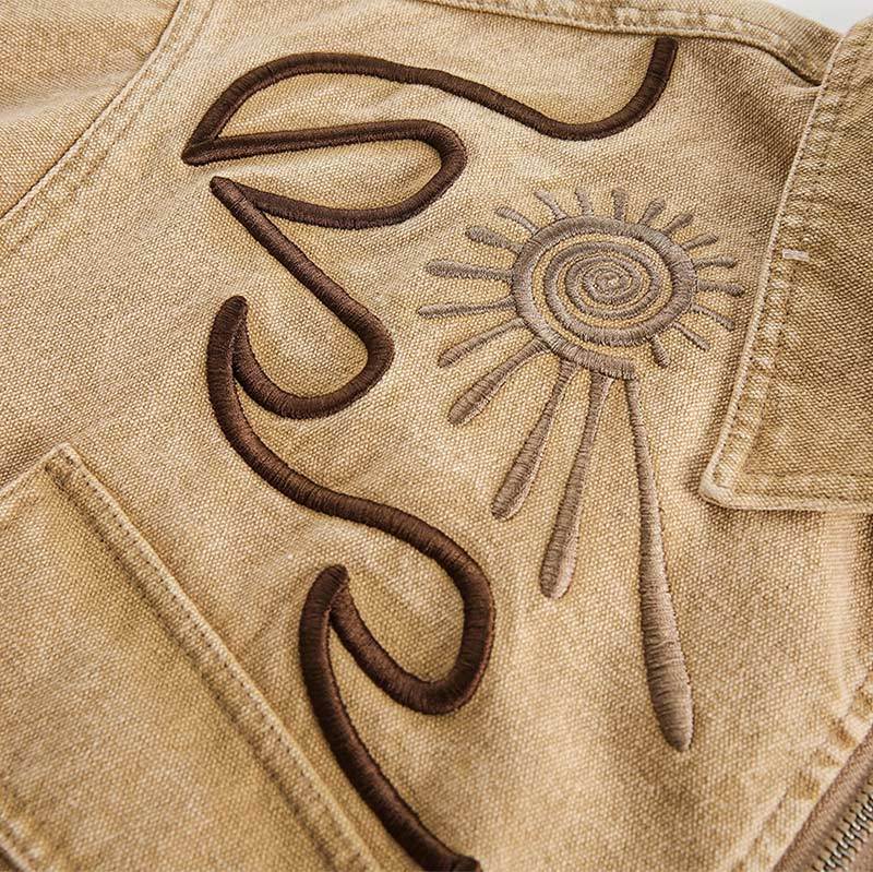 Custom Washed Vintage Women Jacket