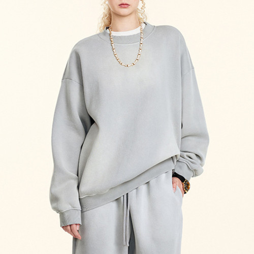 Custom Vintage Oversized Fleece Hoodie | Color Gradient Effect | Blended Fleece Fabric | OEM/ODM