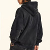 Custom Vintage Oversized Fleece Hoodie | Washed & DTG & Freehand Graffiti | 332G Fleece Fabric | OEM/ODM