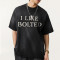 Custom Vintage Washed Oversized T-shirt | Letter Print | Sun Dried & DTG & Rhinestone | OEM T-shirts