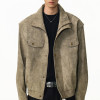 Custom Vintage Leather Jacket | Washed | Leather Fabric | Support OEM/ODM
