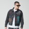 Custom Vintage Washed Denim Jacket | Washed & DTG Print | 100% Cotton Denim Fabric | OEM/ODM