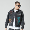Custom Vintage Washed Denim Jacket | Washed & DTG Print | 100% Cotton Denim Fabric | OEM/ODM