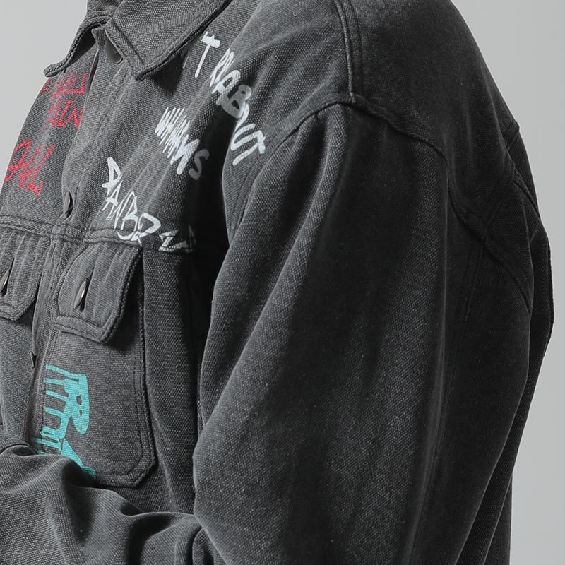 Custom Vintage Washed Denim Jacket