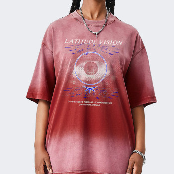 Custom Vintage Washed T-shirt | Washed & DTG & Distressed | 100% Cotton 300grams | OEM/ODM T-shirts