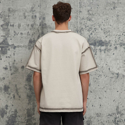 2025 Original Design Gothic Themed Printed Oversized Washed T-shirt | Sun Dried & DTG & Embroidery